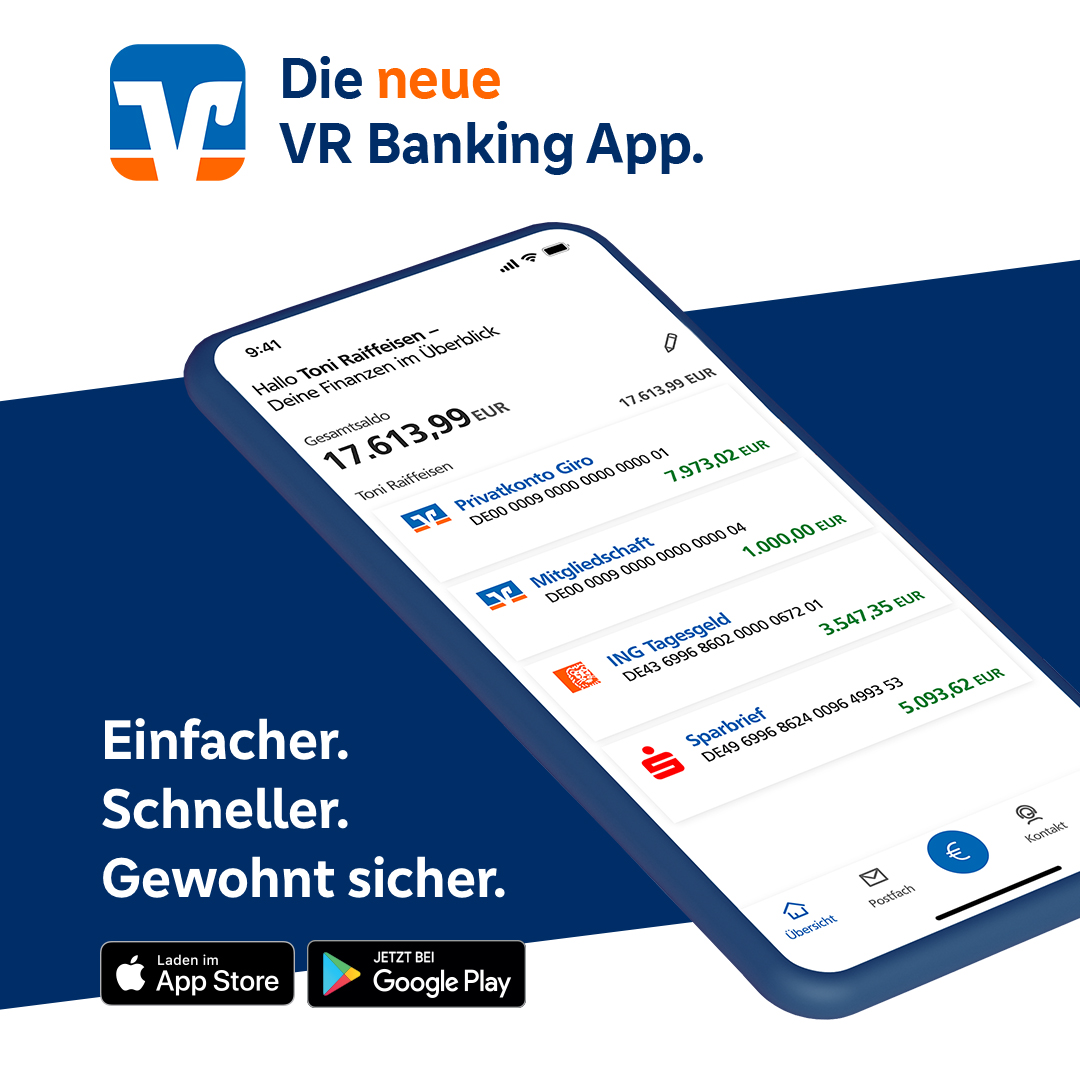 Volksbank Pirna eG Neue VR Banking App Ihre Bank in der Sächsischen Schweiz